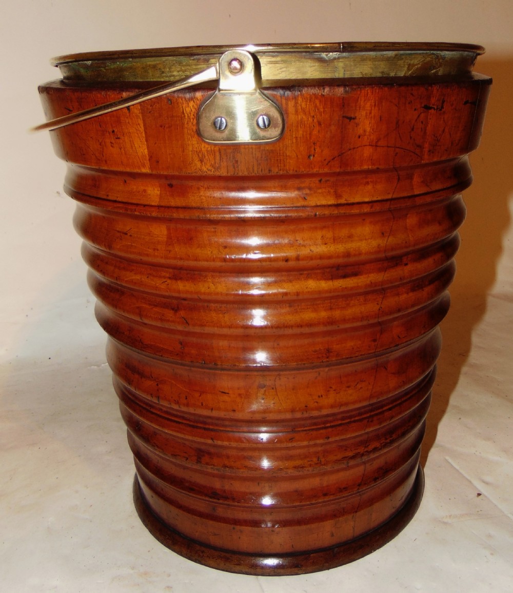 18th. century Dutch mahogany bucket. Circa 1790 View III