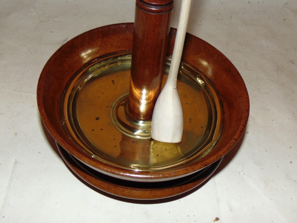 Dutch mahogany Churchwarden's pipe stand. Circa 1820 View II