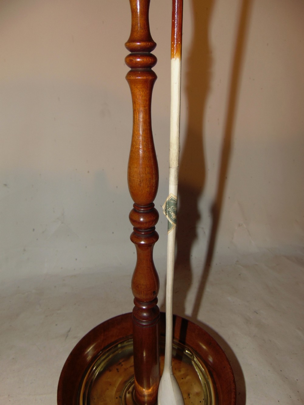 Dutch mahogany Churchwarden's pipe stand. Circa 1820 View IV