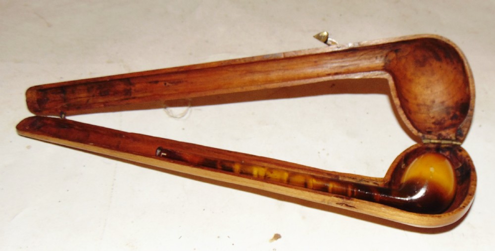 Georgian fruitwood pipe case. Circa 1820 View II