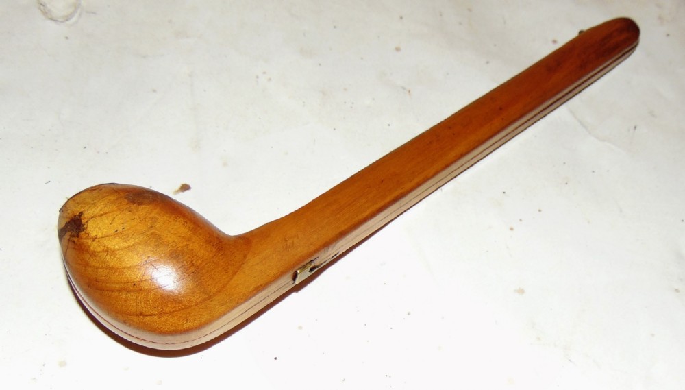 Georgian fruitwood pipe case. Circa 1820 View V