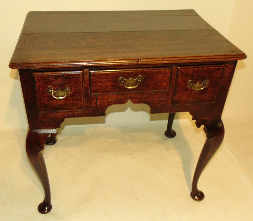 Georgian N. wales  oak lowboy Circa 1760