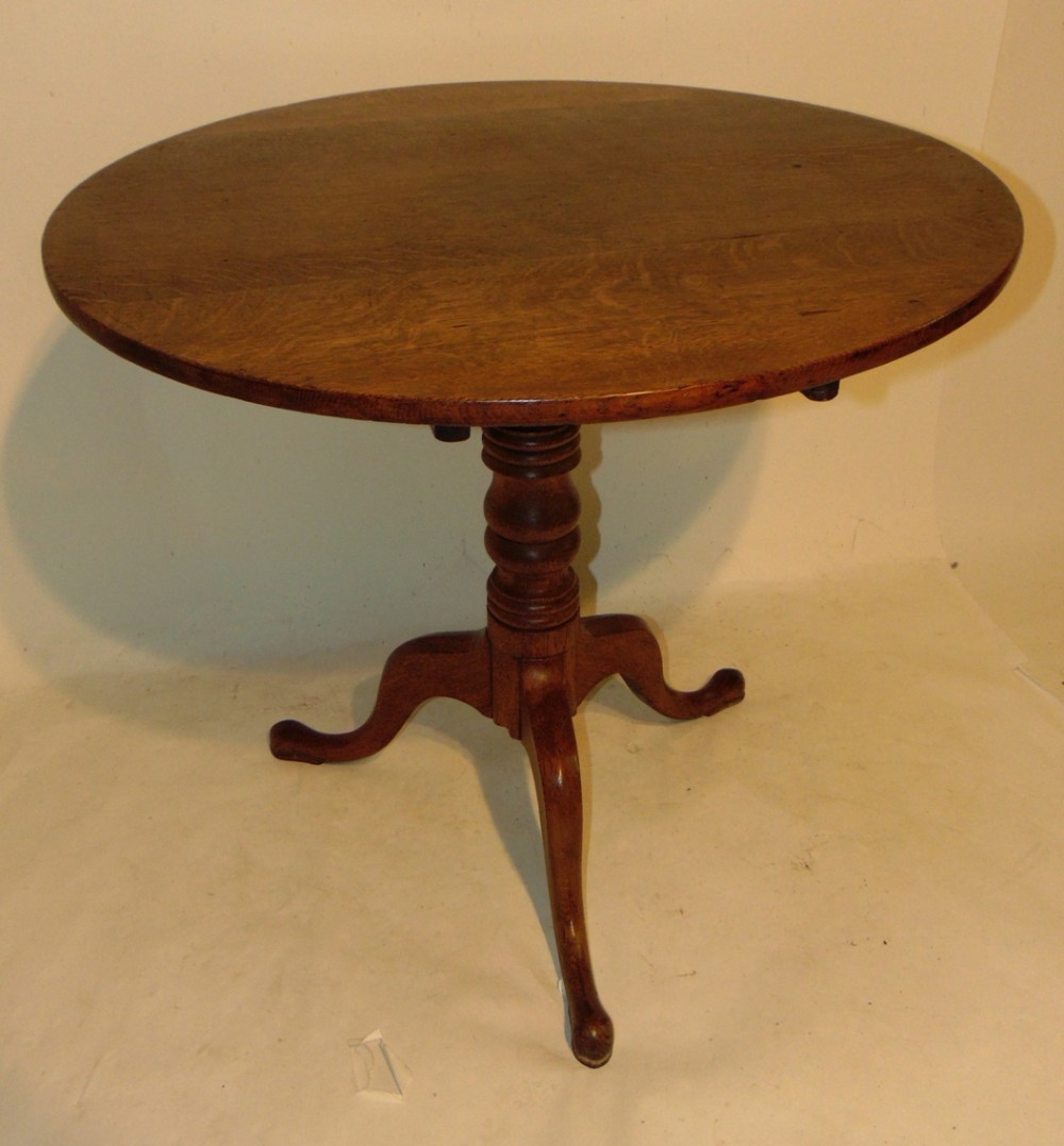 Georgian oak tripod table Circa 1810