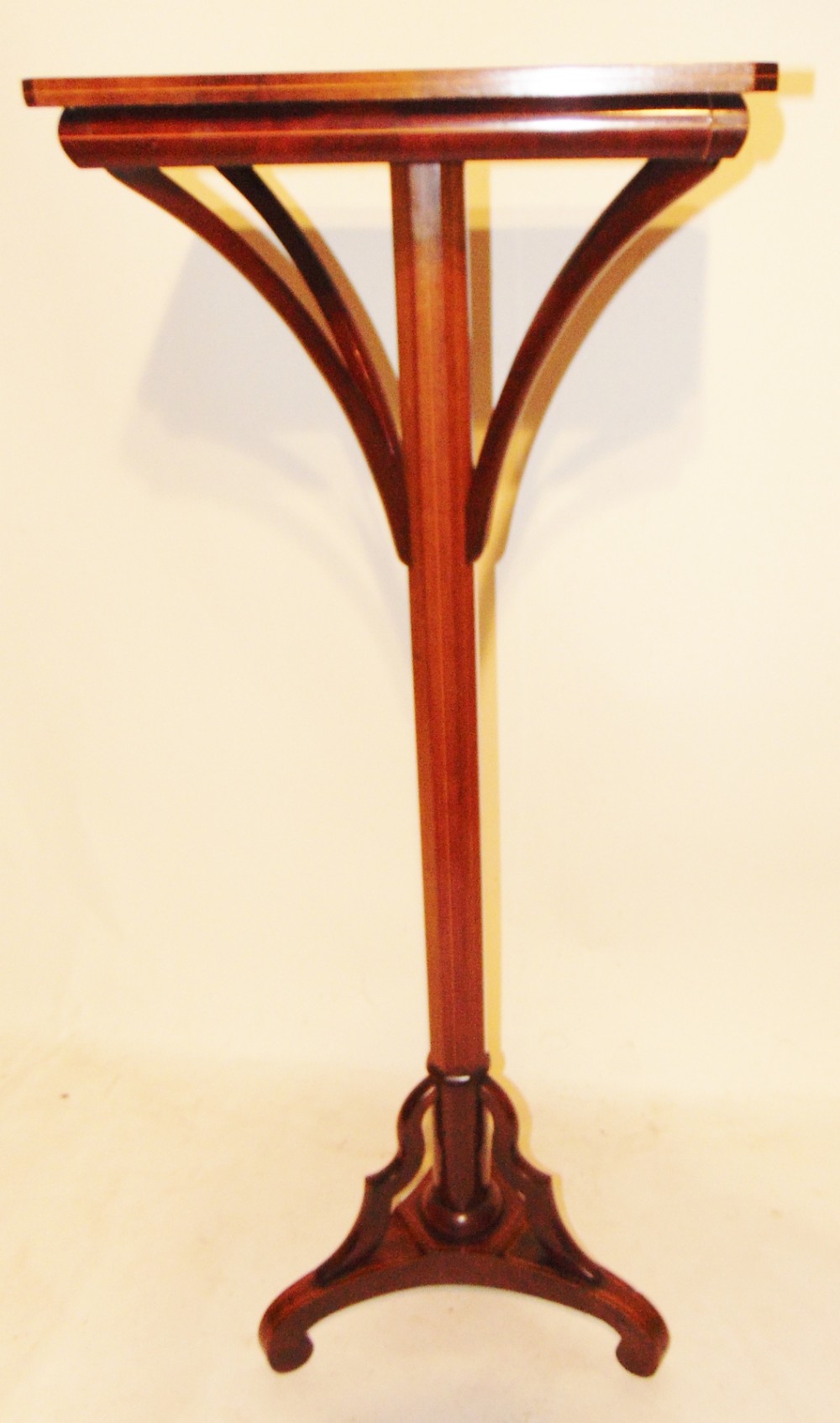 Scandinavian mahogany torchere. Circa 1835