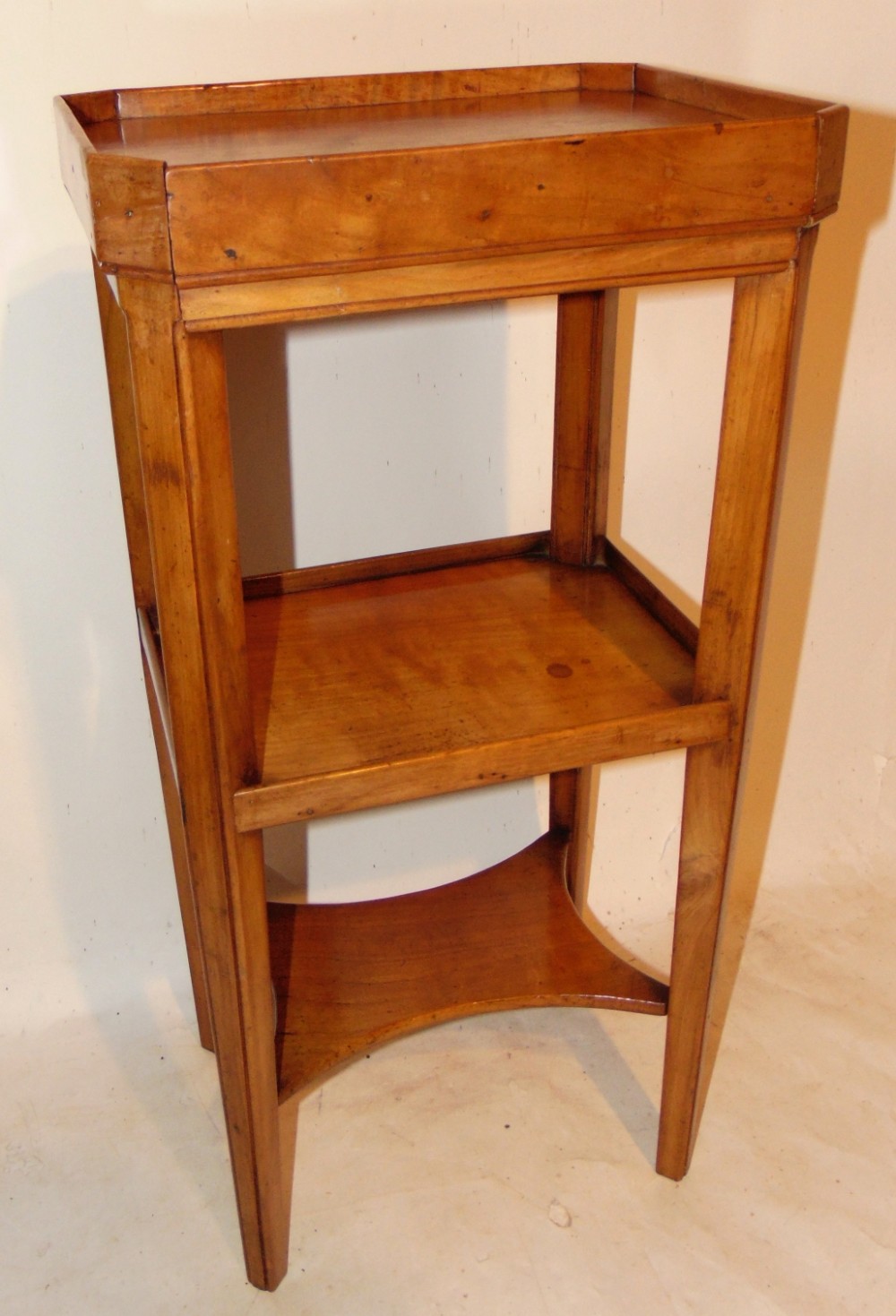 French cherrywood etagere. Circa 1800