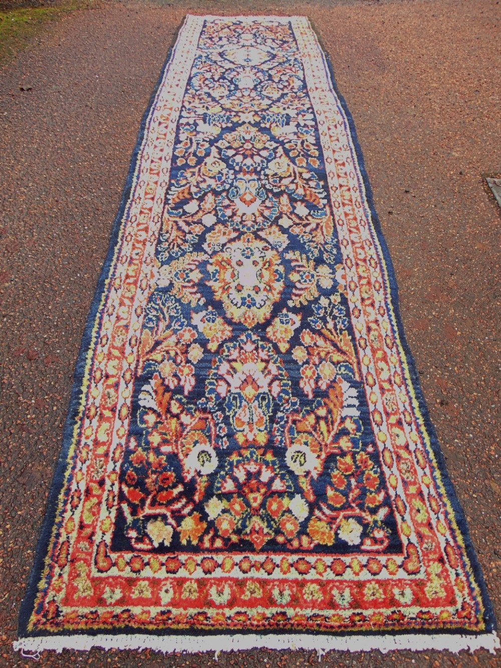 Antique Persian Mahal long runner Circa 1920