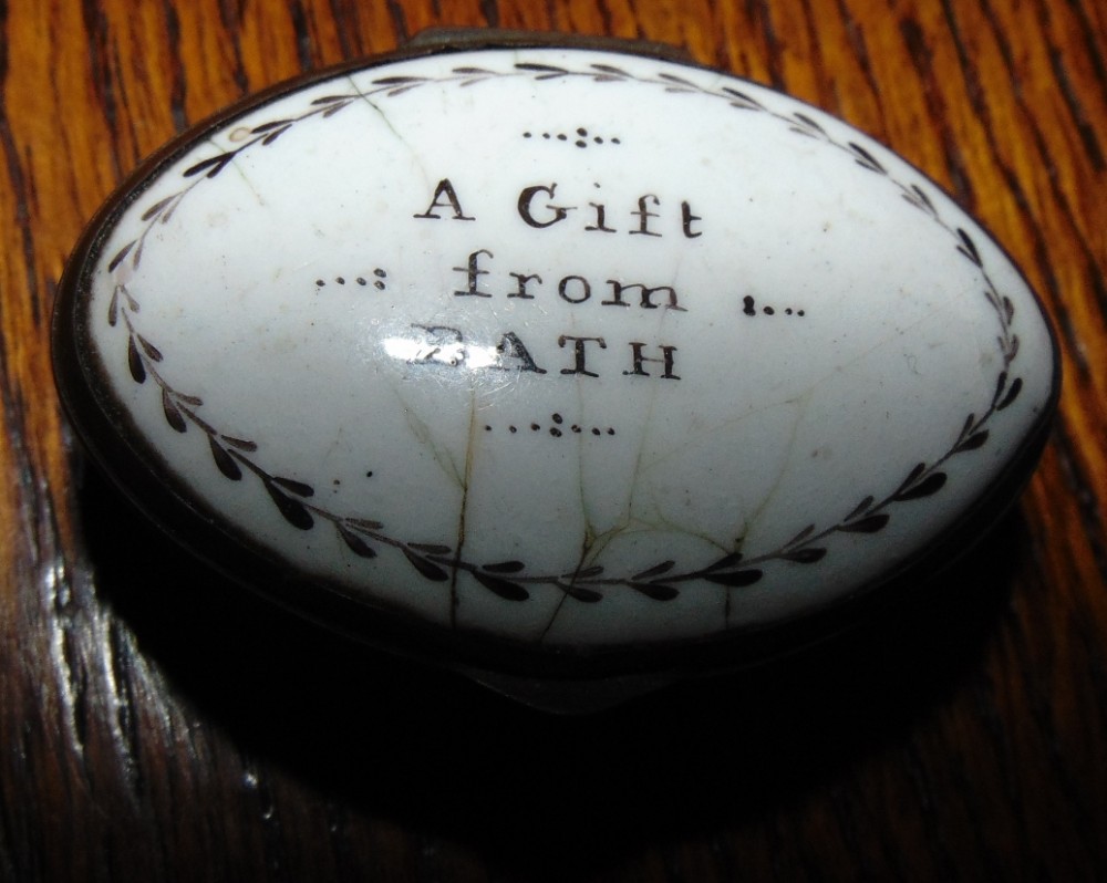 Georgian Battersea enamel patch box. Circa 1775
