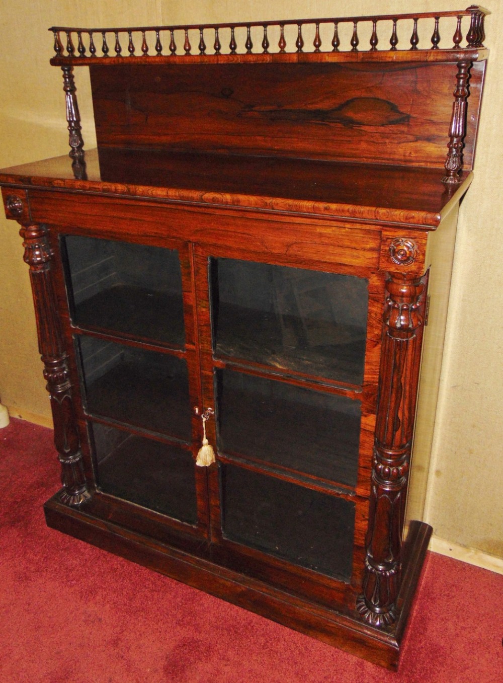 Scottish Regency rosewood chiffoniere Circa 1825