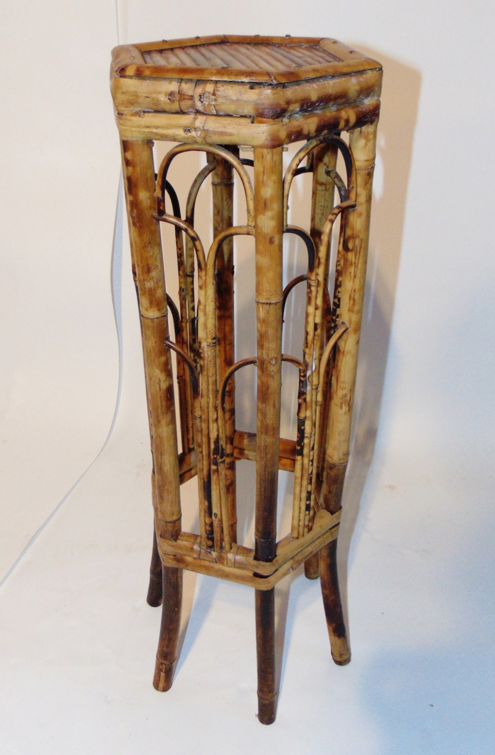 Edwardian bamboo plant stand Circa 1910