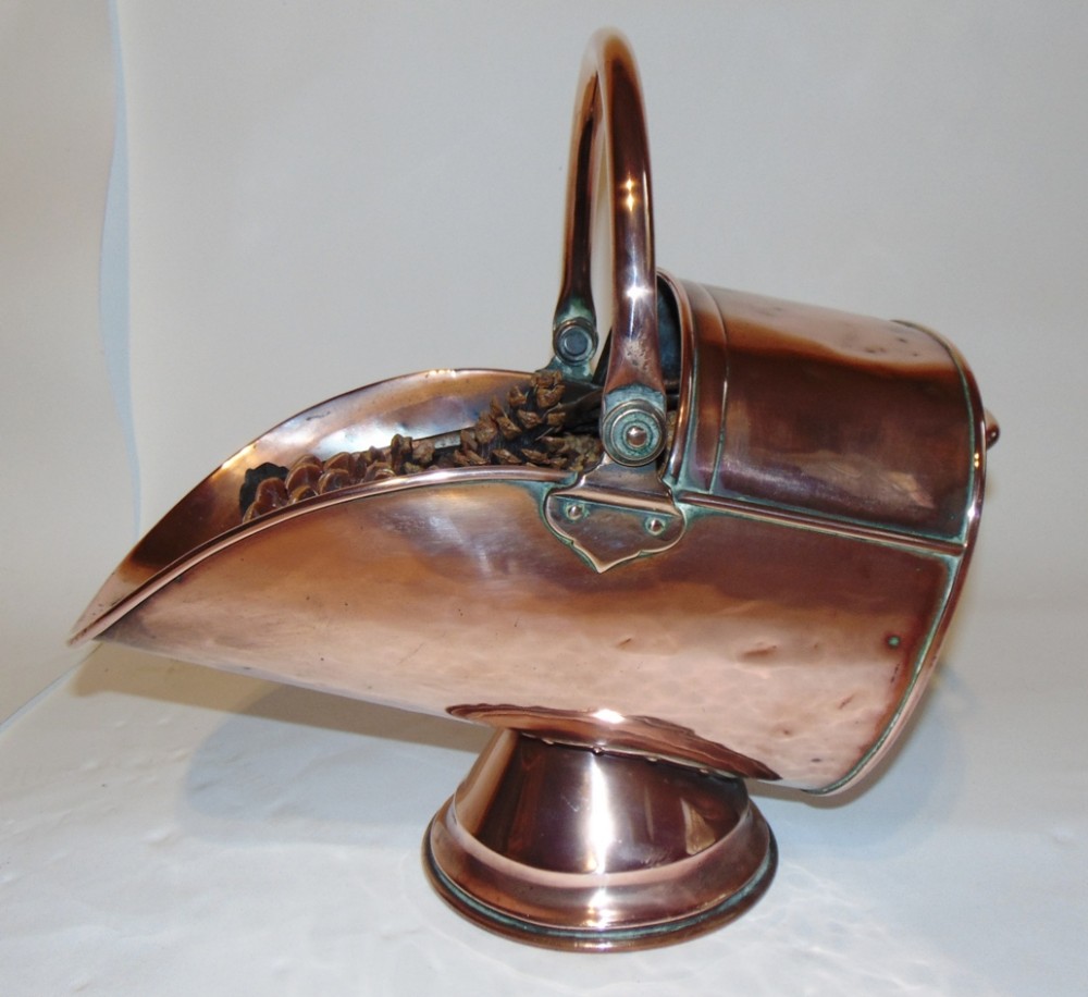 Victorian copper coal shute. Circa 1860