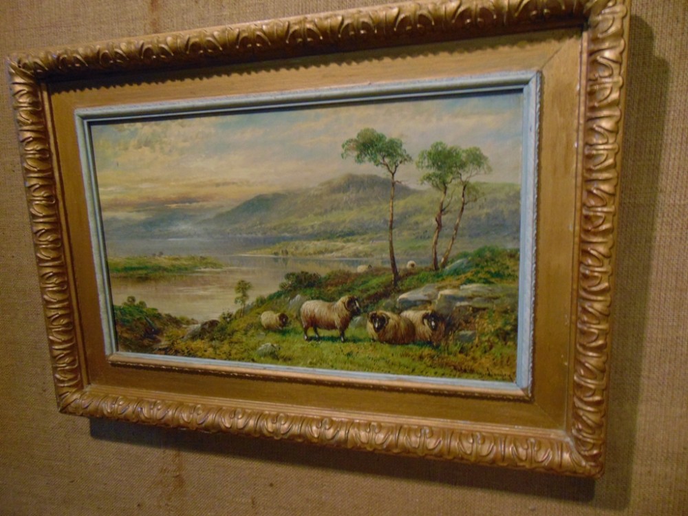 Victorian oil by William Langley Circa 1895