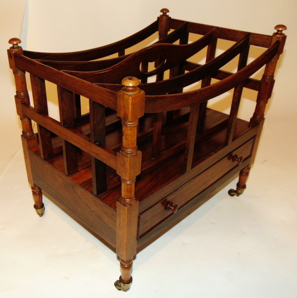 Regency rosewood canterbury. Circa 1810