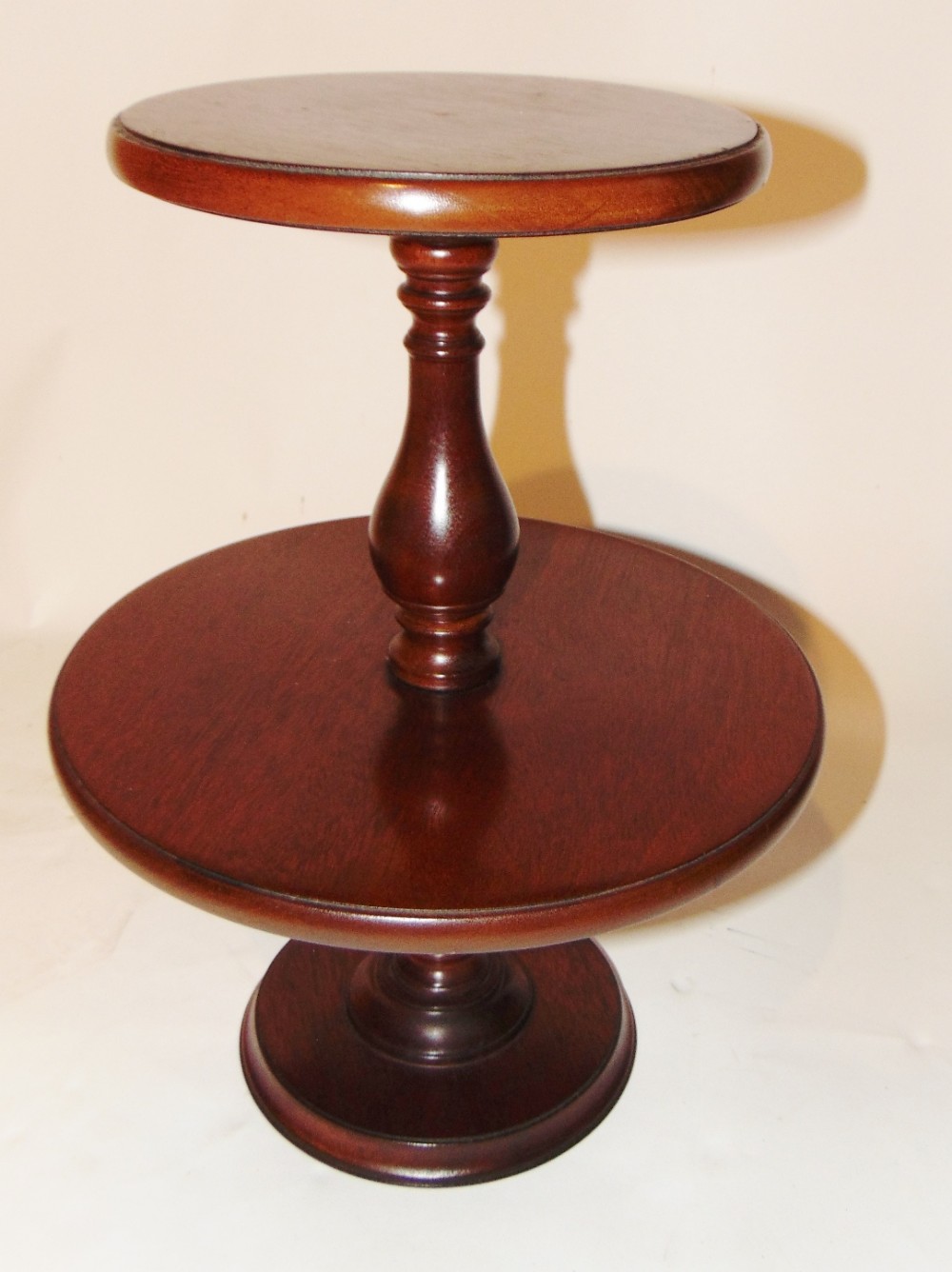 Georgian mahogany two tier lazy susan Circa 1820