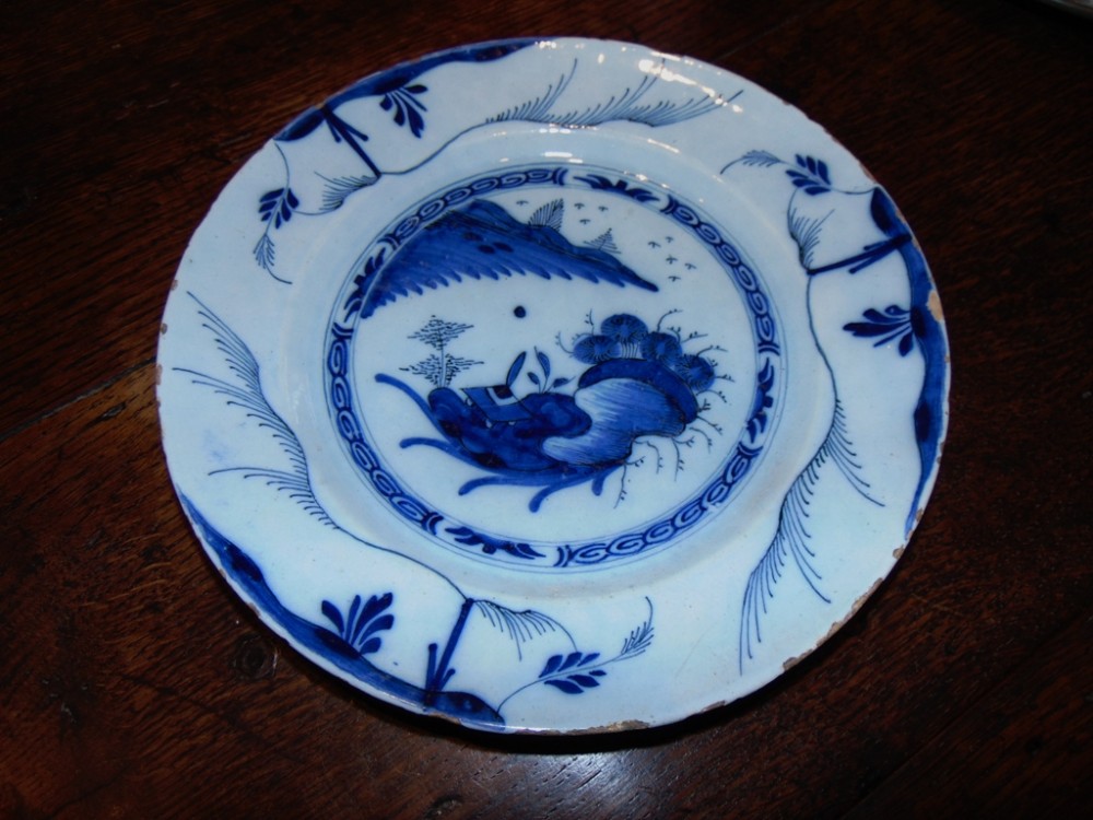 18th century Bristol delft dish Circa 1760
