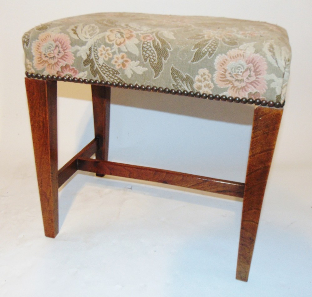 Georgian elm dressing stool Circa 1790