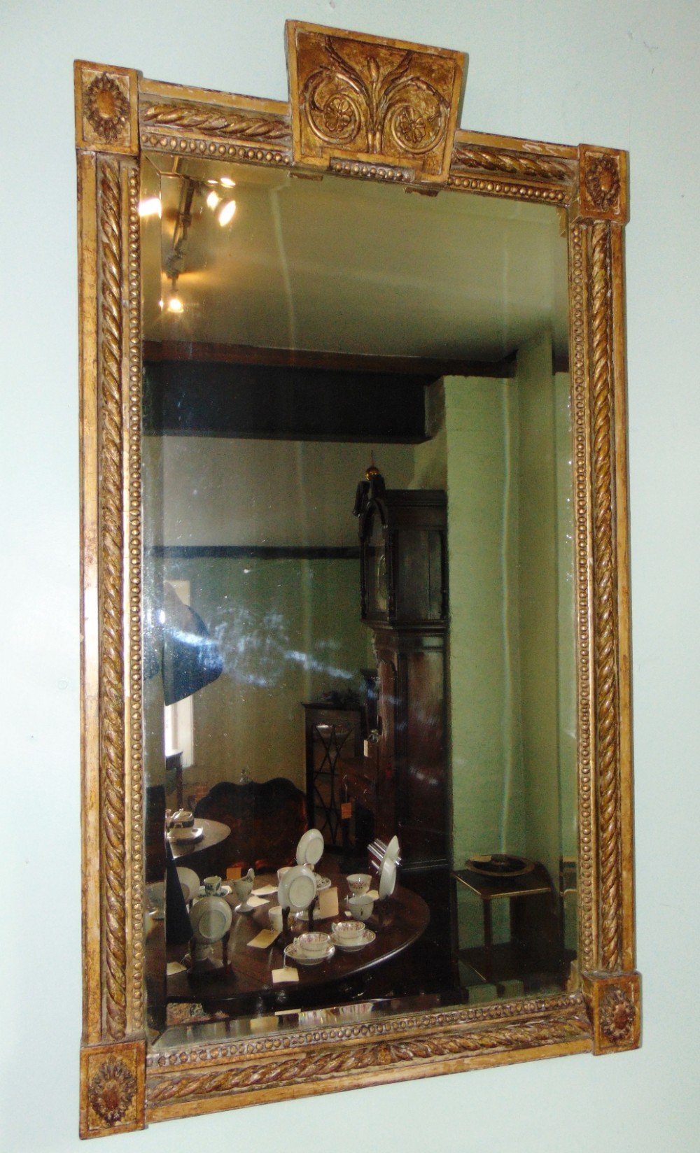French Louis XVI gilt mirror Circa 1780