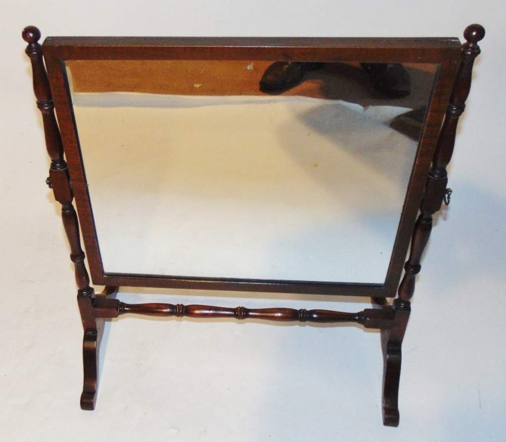 Georgian mahogany dressing mirror Circa 1800