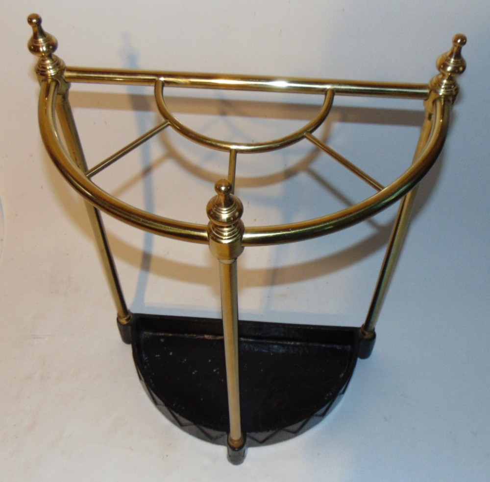Victorian brass and cast iron umbrella stand Circa 1870
