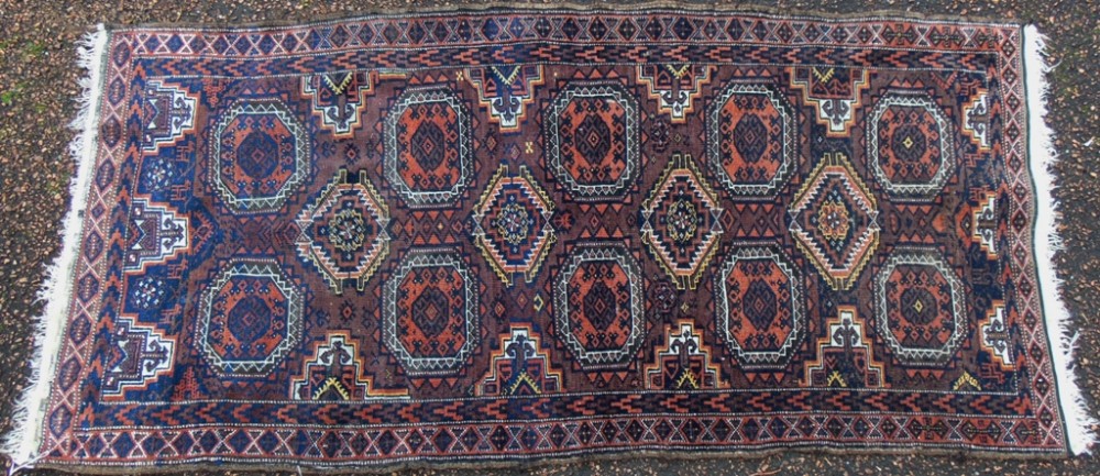 Antique Balouche rug Circa 1910
