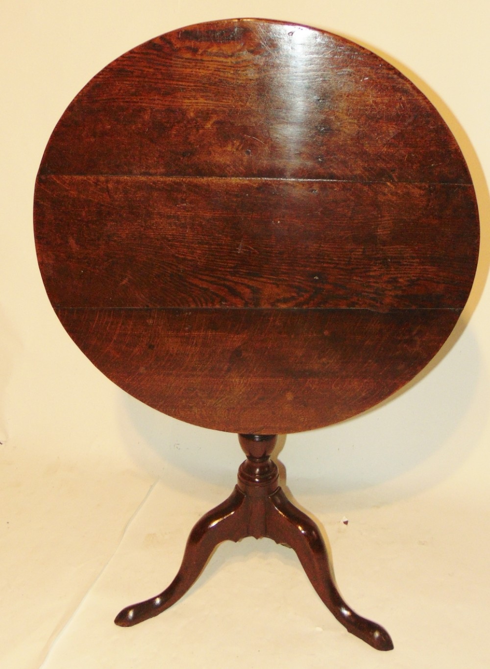 Georgian oak tripod table Circa 1770