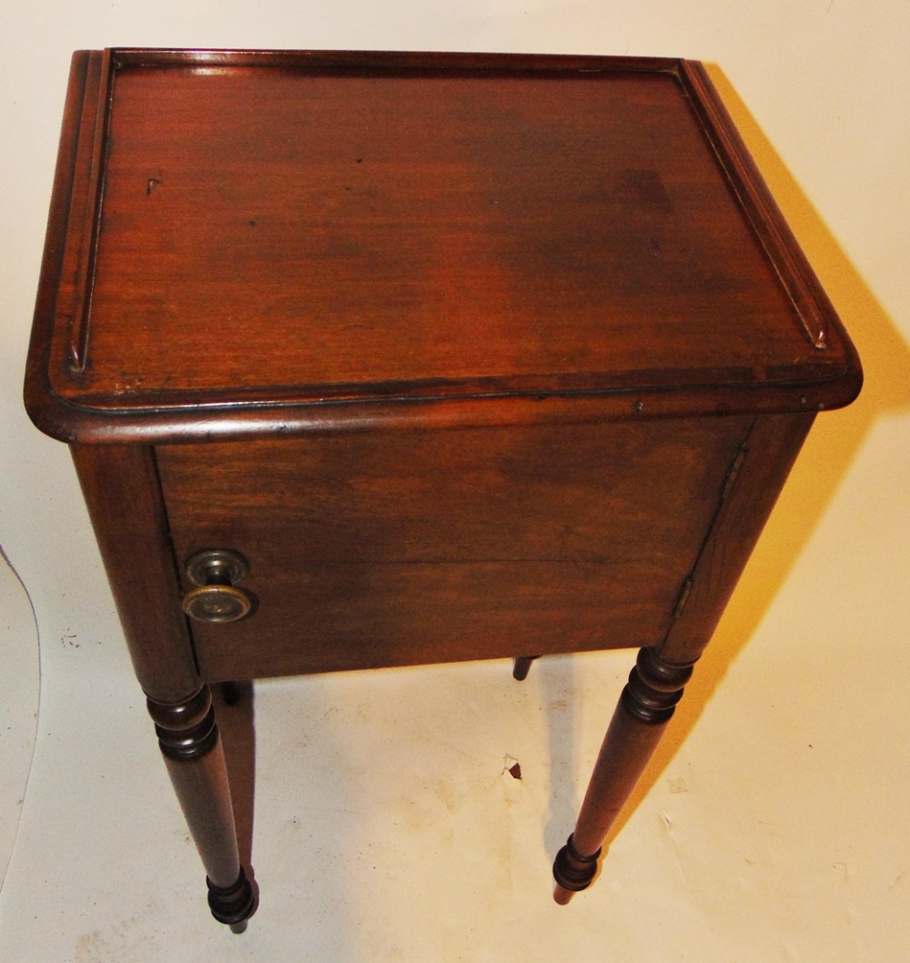 Late Georgian mahogany bedside cupboard Circa 1830