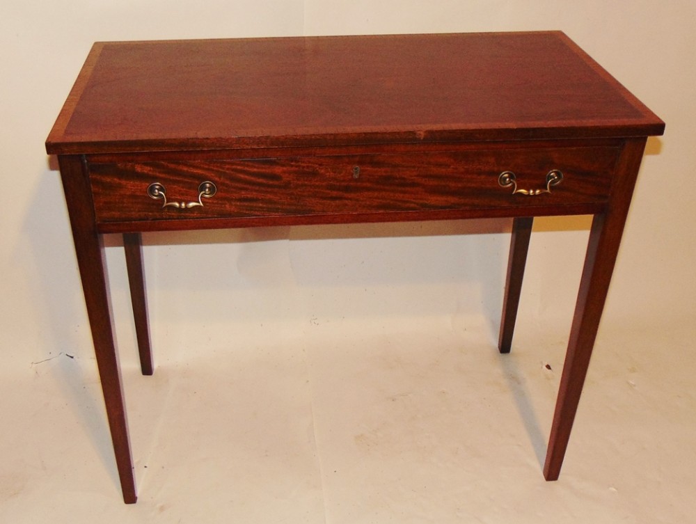 Georgian mahogany side table. Circa 1810
