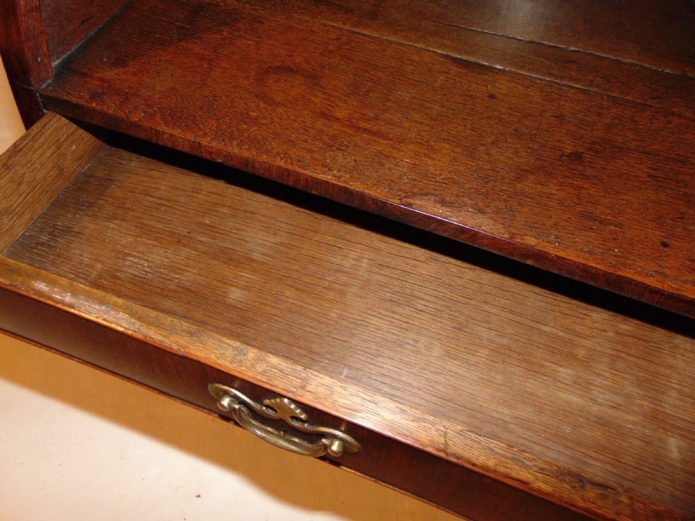 Dutch mahogany open bedside cabinet Circa 1785 View IV