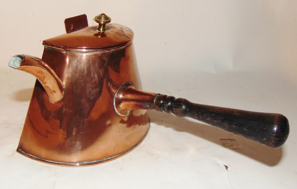 Victorian copper chocolate pot Circa 1870
