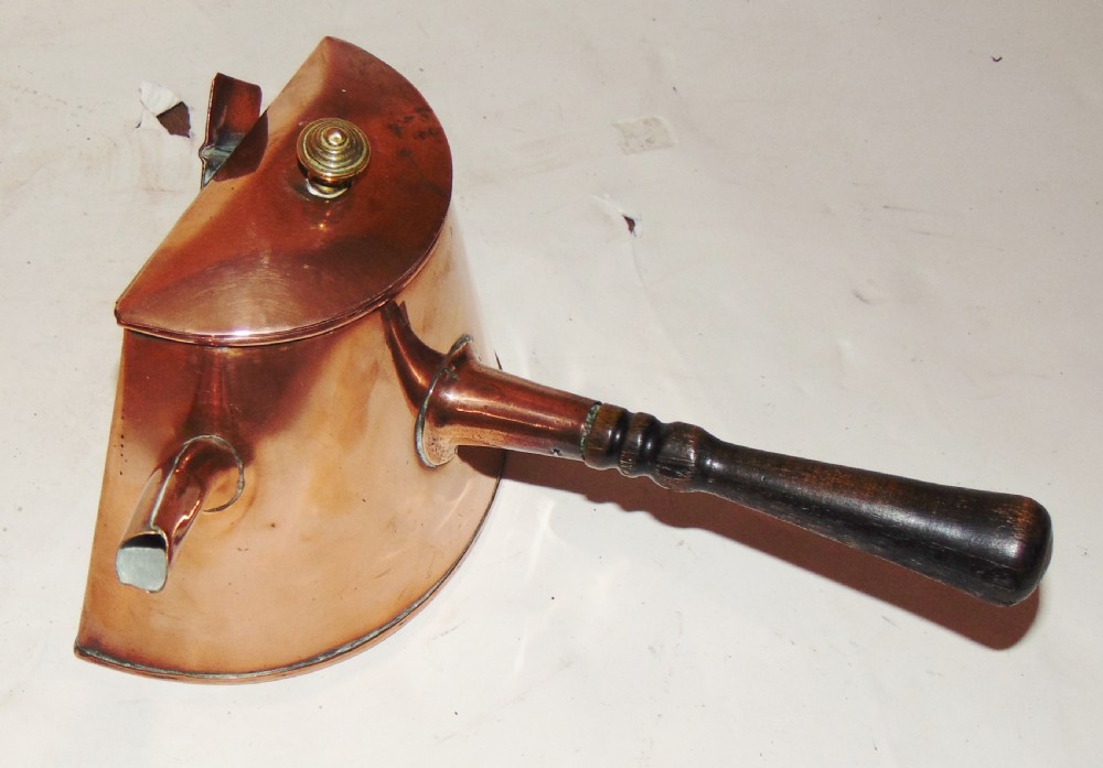 Victorian copper chocolate pot Circa 1870 View VI