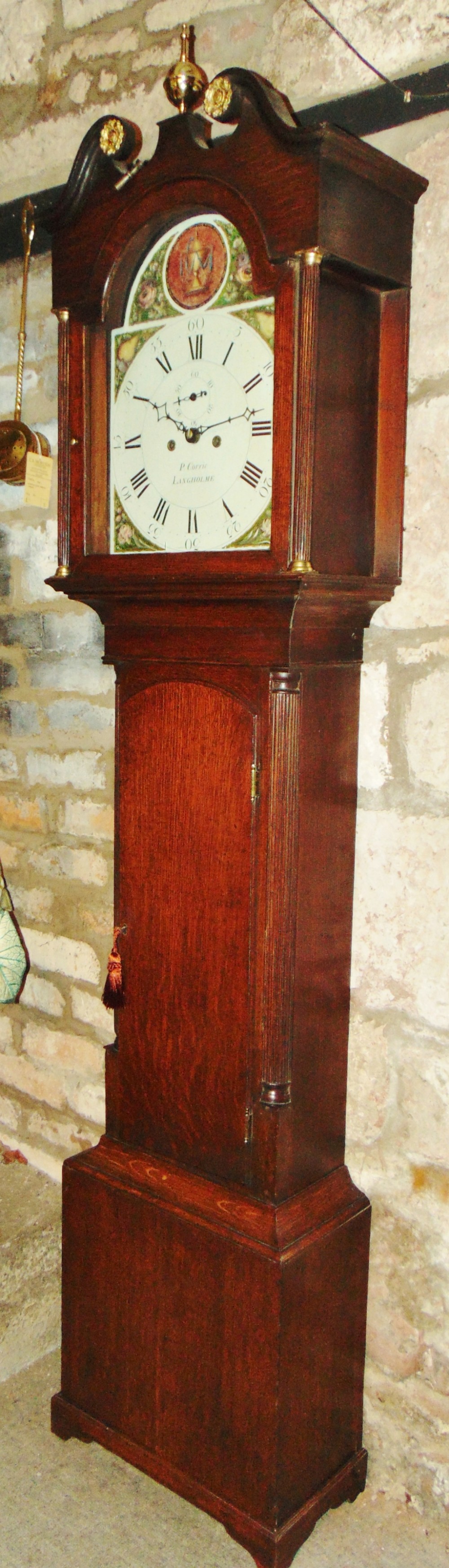 Scottish Georgian oak longcase clock Circa 1800