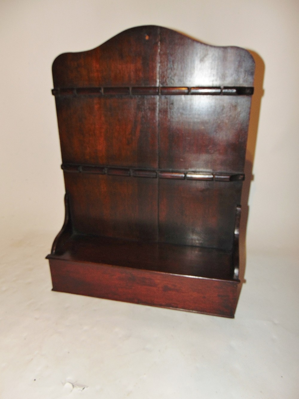 Georgian oak spoon rack circa 1760