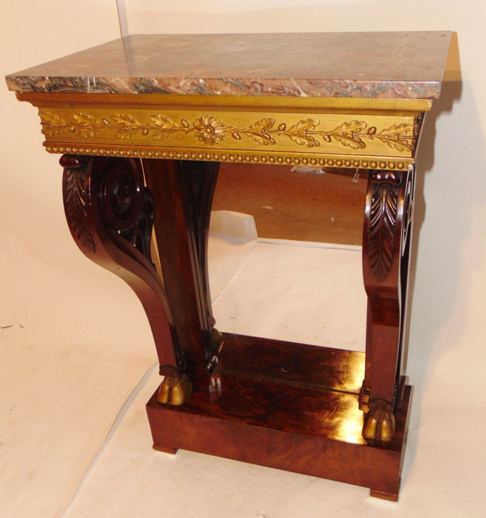 Scottish Regency console table circa 1815