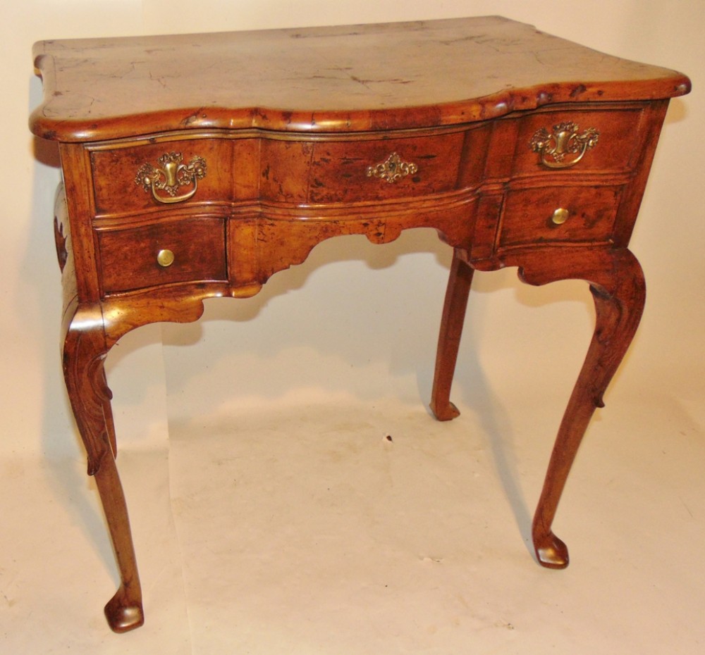Dutch veneered walnut lowboy circa 1750