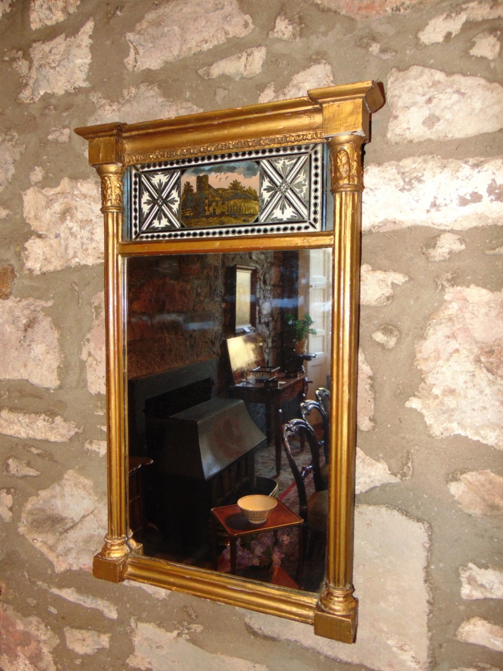 Regency gilt pier mirror circa 1815