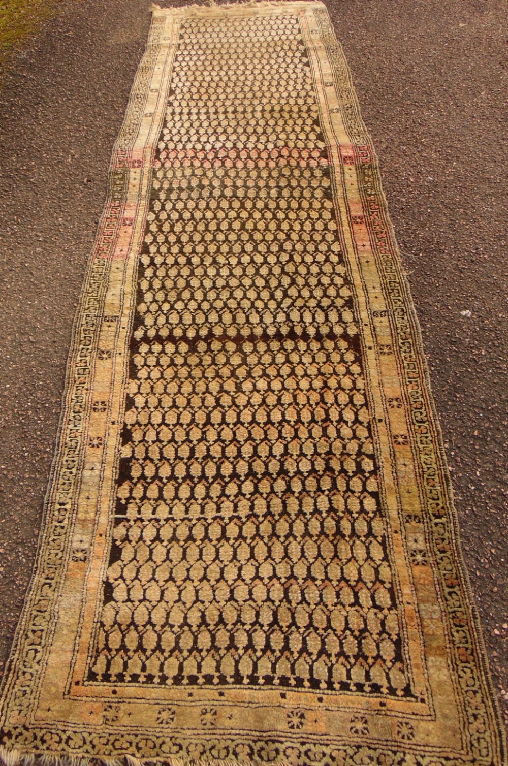 Antique Persian Kurdish runner circa 1920
