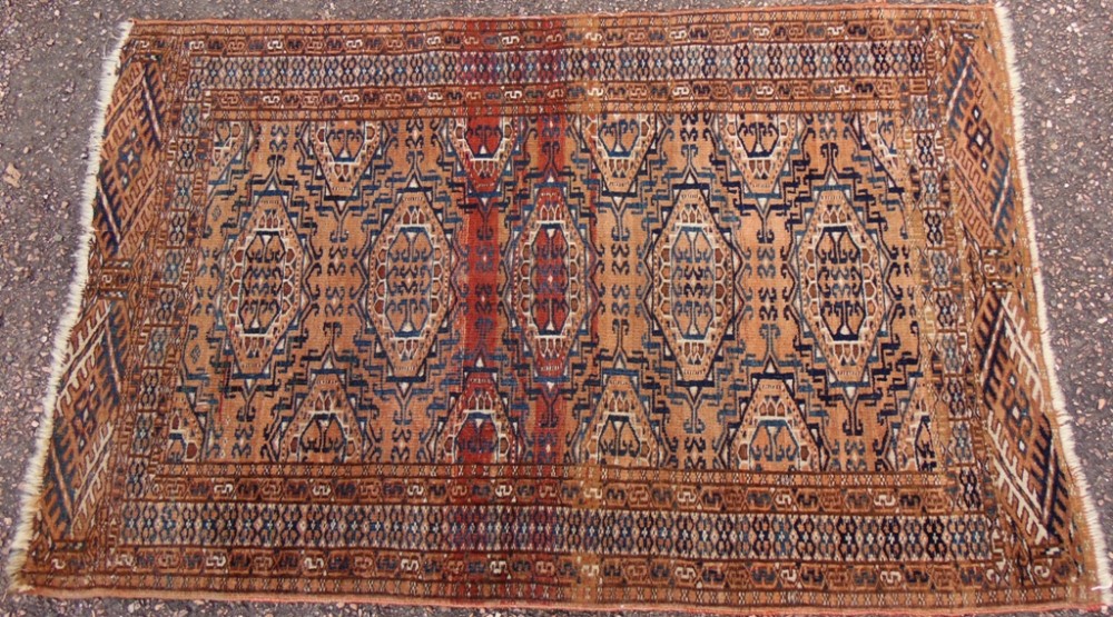 Antique Yumut Torkoman rug circa 1920