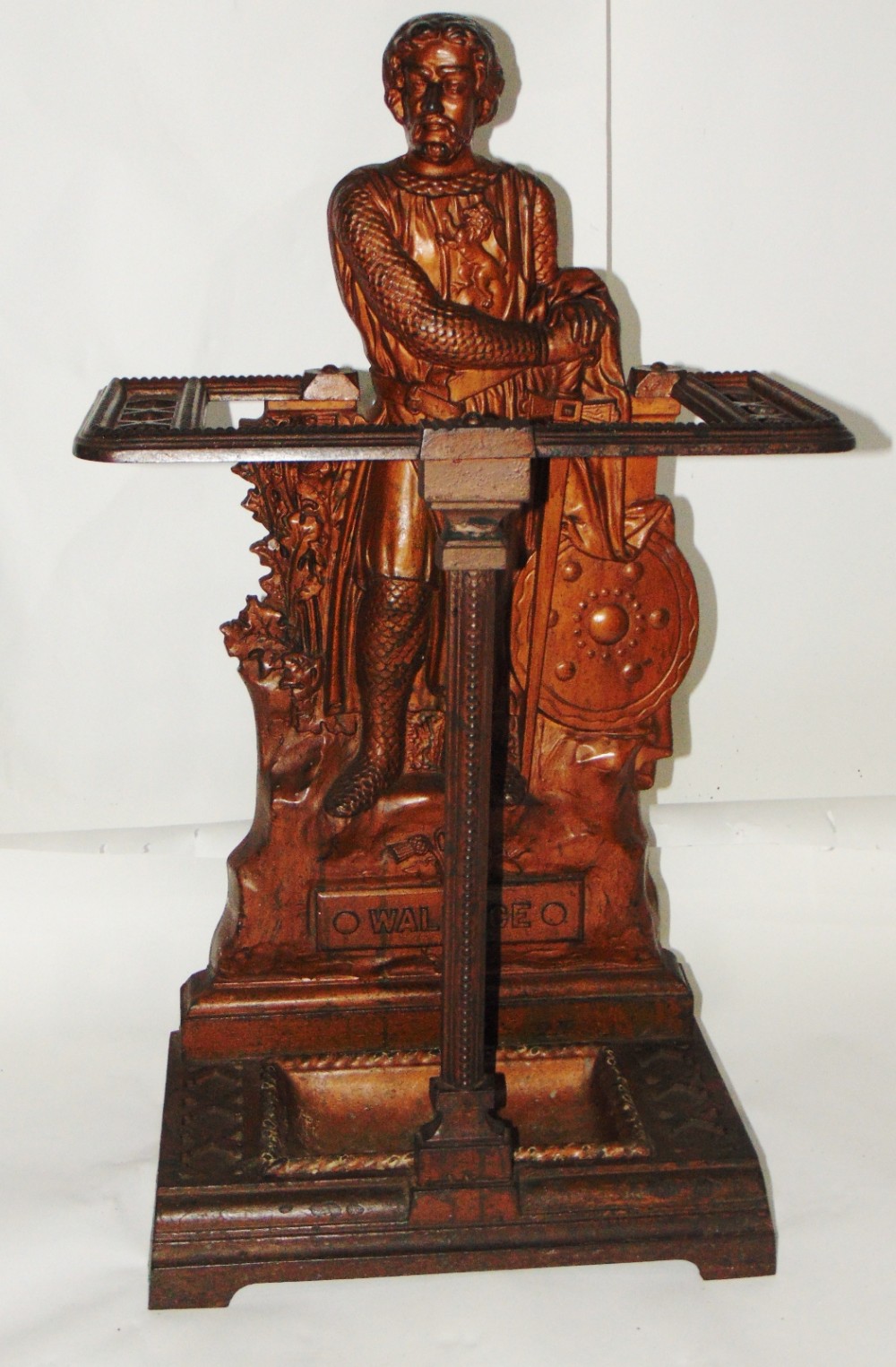 Victorian cast iron stick stand. 'Wallace'. Circa 1870