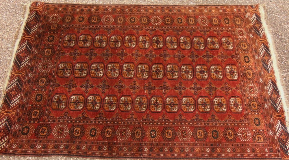 Antique Tekke Turkoman rug circa 1925
