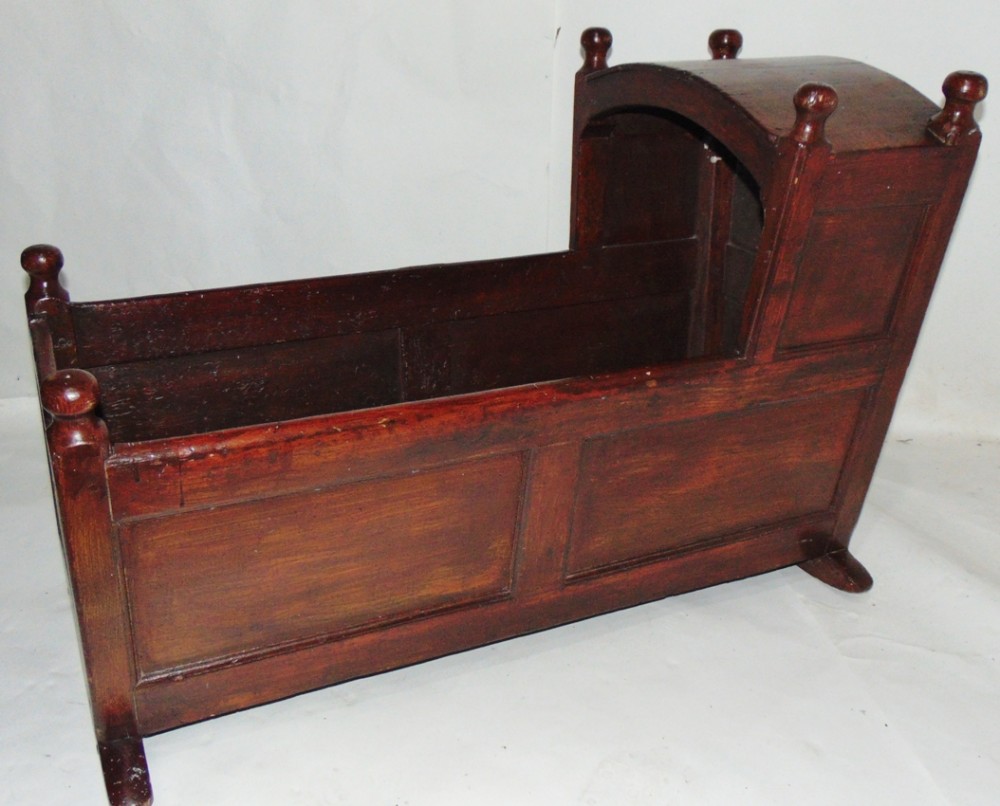Georgian scrumbled pine cradle Circa 1820