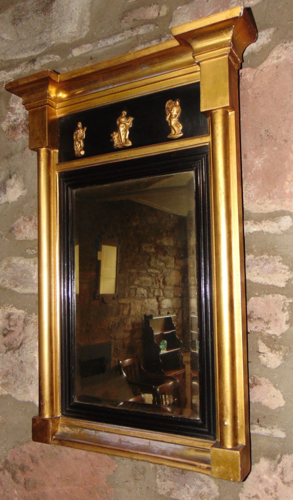 Regency gilt pier mirror circa 1820