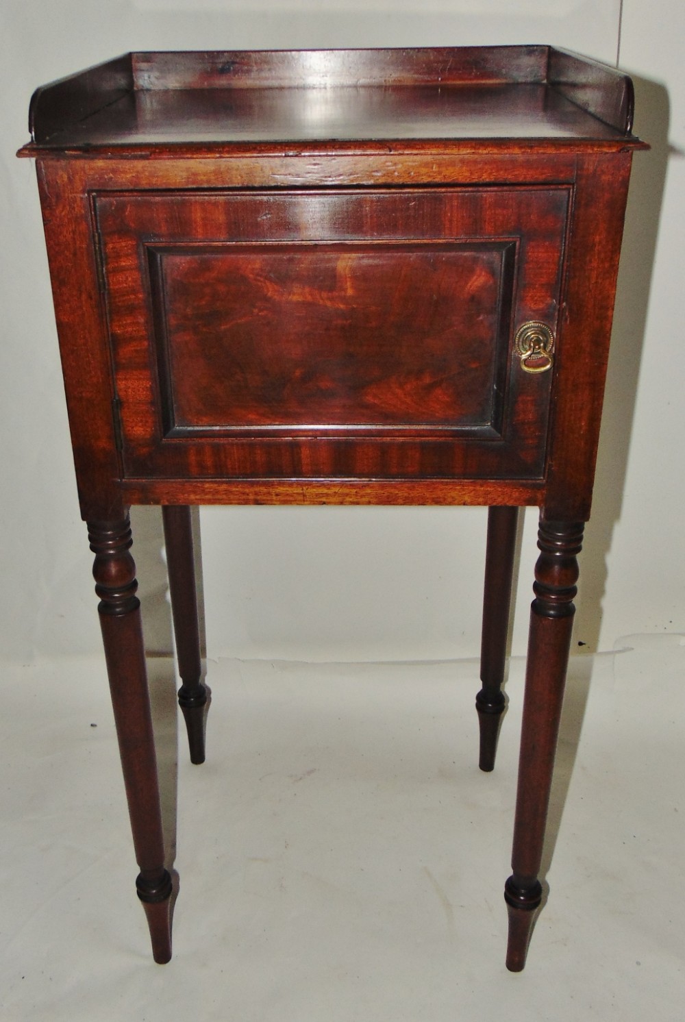 Georgian mahogany bedside cabinet circa 1820