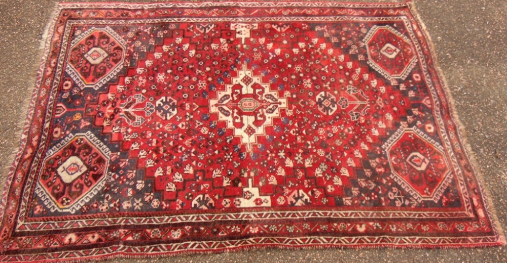 Antique Persian Shiraz rug circa 1930