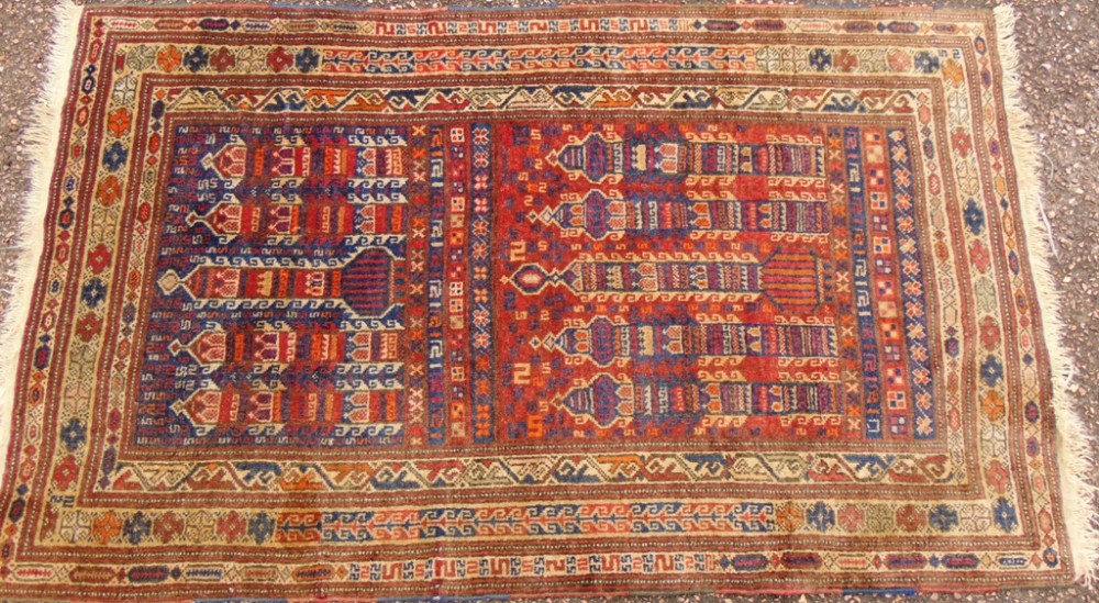 Antique balouche prayer rug circa 1930