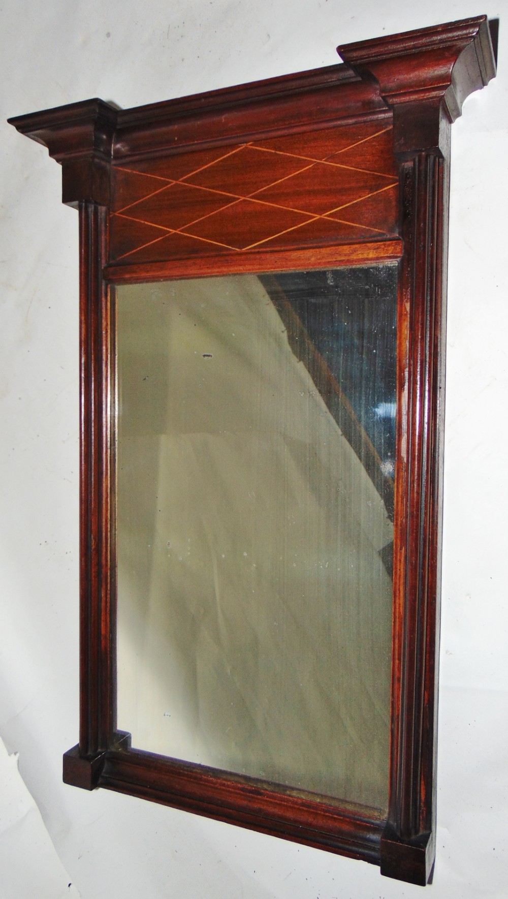 Georgian mahogany pier mirror circa 1800