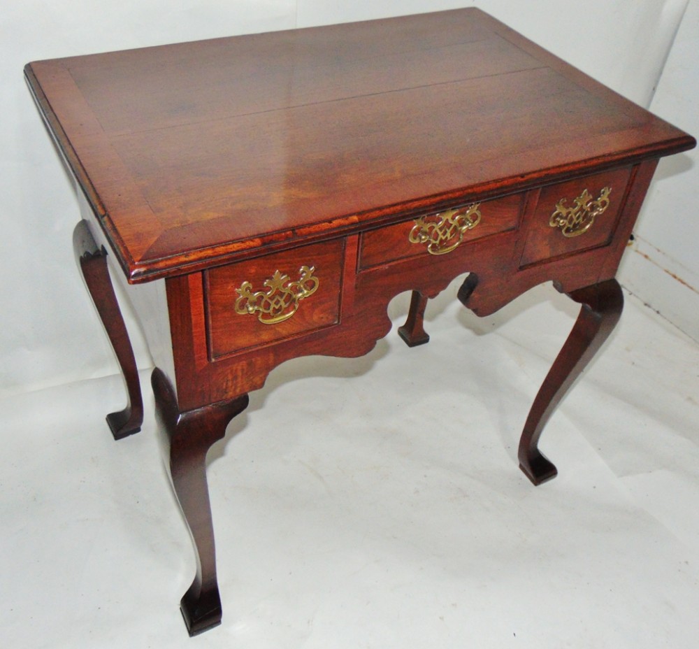 George II walnut lowboy circa 1740