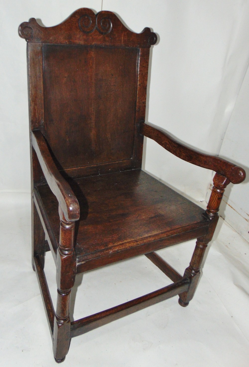 18th century oak wainscot armchair circa 1740