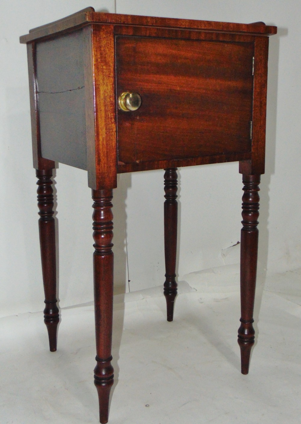 Georgian mahogany bedside cabinet circa 1820