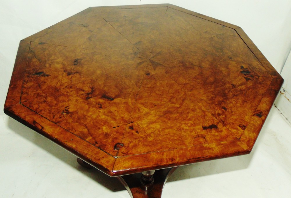 Maltese olive-wood centre table circa 1825 View III
