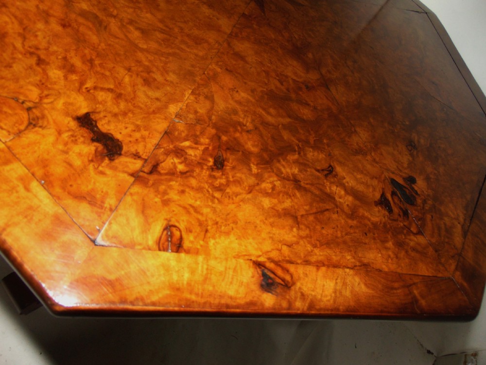 Maltese olive-wood centre table circa 1825 View VII