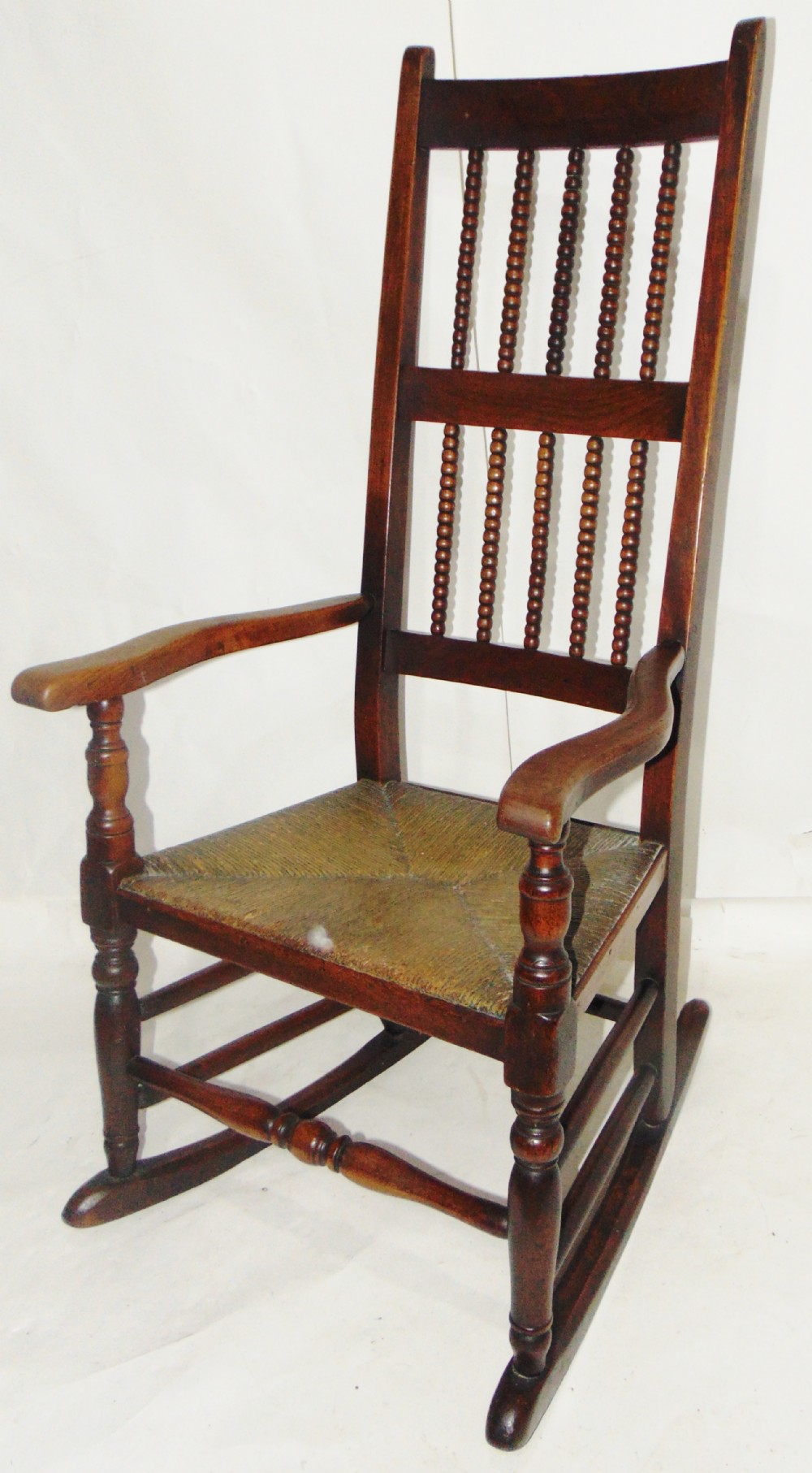 Late Georgian fruitwood rocking chair circa 1830